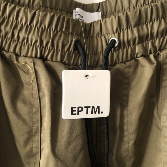 EPTM Men's Cargo Pants Olive Green Straps & Pockets Size Small 30W - Picture 7 of 13